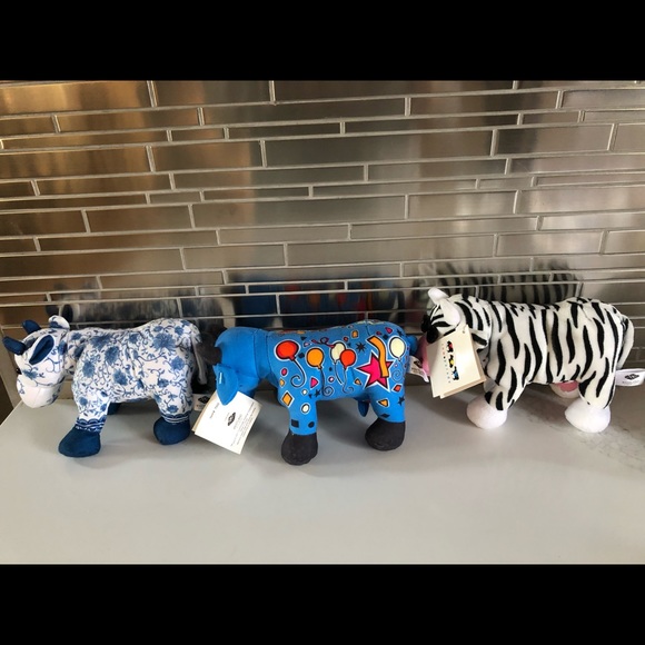 NWT cow parade beanie animals (I live in Chicago) - Picture 2 of 8
